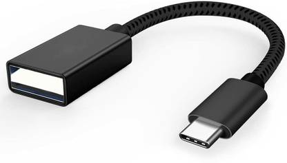REC Trade Type C 0.5 m Type C to USB 2.0 OTG Adapter, Type C Male for Laptops, Phones, Tablets to USB 2.0 Female for USB Sticks/Mouse/Game Controller/USB Cable/Card Reader/Camera