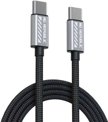 Nu Republic Type C 1.25 m Blaze Flash 65W Type-C to Type-C Fast Charge Cable