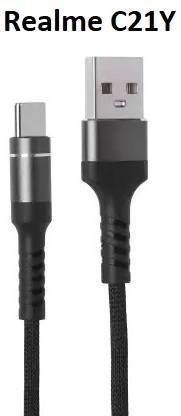 BOWO Type C 1 m USB Type C Cable for Realme C21Y Fast Charging Cable