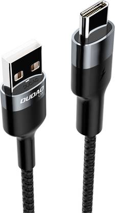 DUDAO Type C 5 A 1 m Unbreakable Braided 5A Fast Charging Lightning Cable with 1m Length
