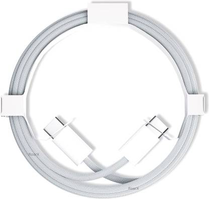 RoarX Type C 6 A 1 m Nylon Braided iphone 15 15 pro 15 pro max original data cable type c compatible for apple iphone 15 15 pro 15 pro max 15 plus nylon braided