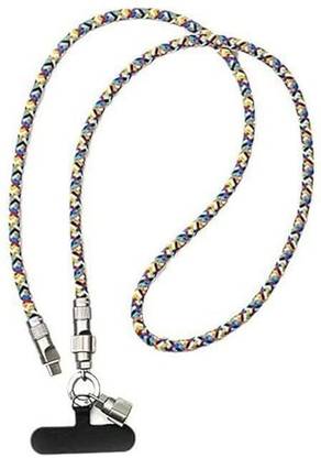 FYNC Type C 2.4 A 1.25 m Aluminum Foil + Braided Shielding Mobile Lanyard