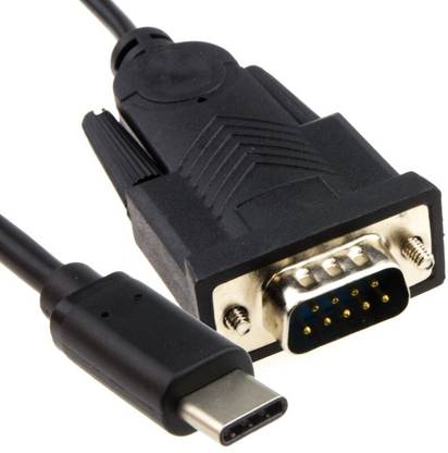 Mak World Type C 1 m USB 3.1 Type-C to DB9 9 Pin Serial RS232 Cable Converter