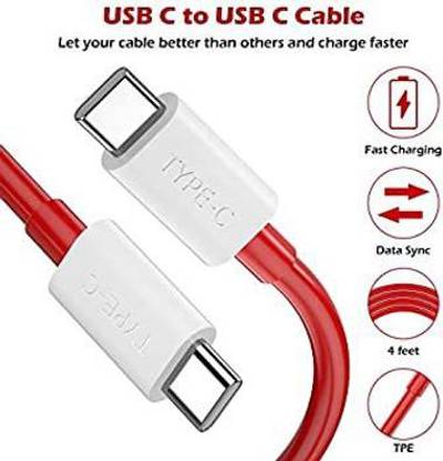TBS Type C 1 m Original DASH Type C to C Super Fast Charging Cable