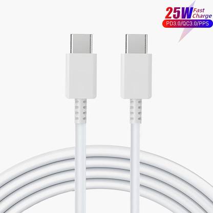 SB Type C 6 A 1 m 25W Super Fast Charging Type C to Type C