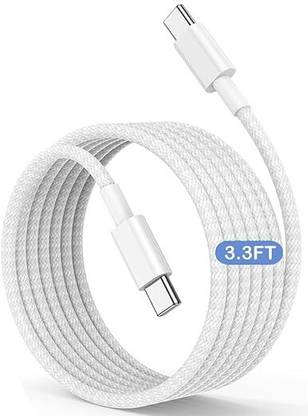 xykos Type C 1 m Iphone 15 Fast Charging Cable, 60w Birded Usb C To Usb C Data Transfer Cable