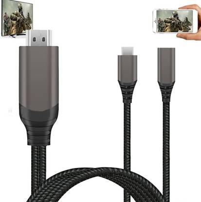 Verilux HDMI Adapter 1 m USB C to HDMI Cable 6 FT, USB C to HDMI Adapter 4K30Hz with