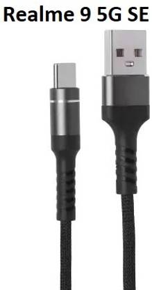 BOWO Type C 1 m USB Type C Cable for Realme 9 5G SE Fast Charging Cable