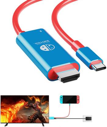Zomei Type C 4.92 m Type C Cable for Switch & OLED, USB C to HDMI Adapter Cable for Switch Dock
