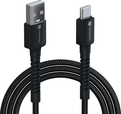 Portronics Type C 3 A 1 m Konenct X USB to CFast Charging