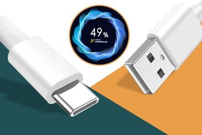 NEXCEN Type C 1.12 m USB Type C Cable 3 A 1.01 m original 18W/27W FAST AND QUICK CHARGER CABLE