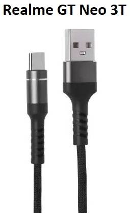 BOWO Type C 2 A 1 m USB Type C Cable for Realme GT Neo 3T Fast Charging Cable