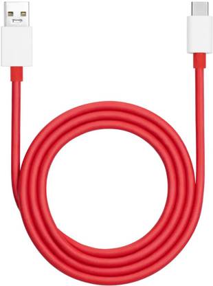 OnePlus USB Type C Cable 3 A 1 m This data cable supports 67W Max fast charging. DL129