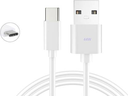 BKN USB Type C Cable 6 A 1 m CERTIFIED 6 AMPERE / 44 WATT VIVO ULTRA FLASH CHARGE DATA CABLE FOR Type C Cable For Compatible with Vivo vivo V7Plus,Y17s,Y23,V23,V29,V29e,V29Pro,V27,iqoo Z6,Neo 9,Neo 7 AND ALL VIVO TYPE C MOBILE PHONES