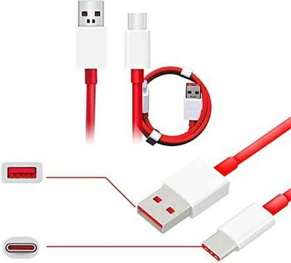 SANNO WORLD USB Type C Cable 6.5 A 1.002229997 m Copper Braiding 65 watt fast charger mobile phone oppo  (Compatible with data cable type d, Red, One Cable)