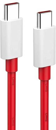 RoarX USB Type C Cable 6.5 A 1 m TPE Compatible for Oneplus Original Type C to C Cable 65W Dash,Warp,SuperVooc Charging Data Cable Type-C Compatible with OnePlus 11/11R 5G/10R/10T/9/9R/9 Pro/9RT/8T Nord