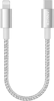 Anker USB Type C Cable 0.3 m 1ft, MFi Certified Nylon USB-C to Lightning Connector