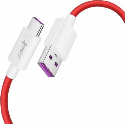 Unix USB Type C Cable 1 m / 3 Ft Long 5A - 40W Fast Charging & Sync