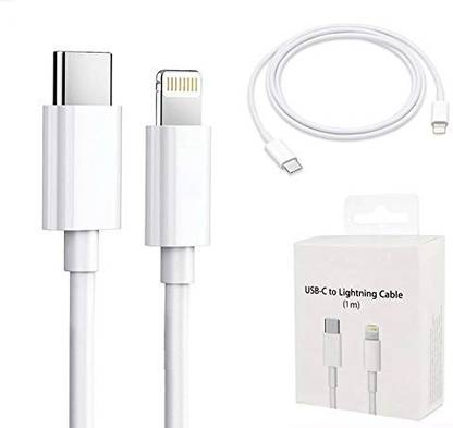 SANNO WORLD Lightning Cable 1 m USB Type C to Lighting Fast Charger Cable