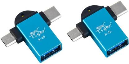 TIGER USB Type C, Micro USB OTG Adapter