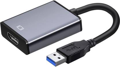 DooBuy USB Type C Cable 0.2 m USB to HDMI Adapter, USB 3.0/2.0 to HDMI Cable Multi-Display Video Converter
