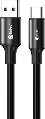 BEPRO USB Type C Cable 6 A 1 m 80 W Type-A to Type C Cable 3 A 1 m, Sync & Charge Cable