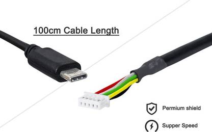 MANTRA USB Type C Cable 2 A 1.2 m C TYPE REVERSIBLE REPLACEMENT FINGERPRINT SCANNER BIOMETRIC CABLE