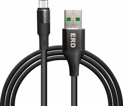 ERD USB Type C Cable 1 m UC-161 Micro USB Metal Data Cable, 25W Fast Charging, Durable, High Strength with 5mm OD cable