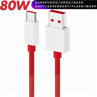 RoarX USB Type C Cable 8 A 1 m TPE 80W//65W ULTRAFAST SUPERVOOC/WARP/SUPERDART/VOOC/DART FAST CHARGER CABLE