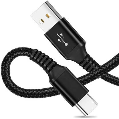 Chias USB Type C Cable 1 m Type-C Data and Charging Cable Nylon Braided USB Cable for Type-C Devices