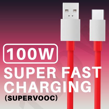 Safa USB Type C Cable 10 A 1.02 m 100W \ 10A SUPERVOOC SUPER FAST CHARGING CABLE