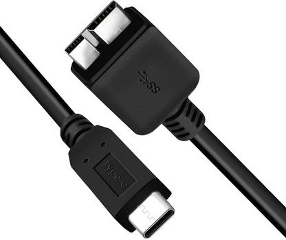 REC Trade USB Type C Cable 2 A 0.5 m Type C to Micro B Cable, USB 3.0 Type C Male to Micro B Male Cable 10Gbps Fast Charging & Syncing Cord (CBL-0306)