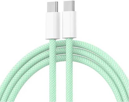 Punnkk USB Type C Cable 1 m Braided USB C to USB C Fast Charging Data Sync.Cable