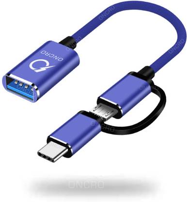 ONCRO USB Type C Cable 2 A 0.17 m android 2in1 otg cable micro usb and type c otg cable type otg cable for mobile