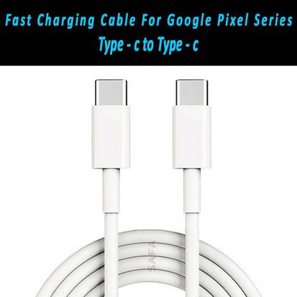 Safa USB Type C Cable 4.5 A 1 m TYPE-C TO TYPE-C 18W_30W FAST CHARGING CABLE SUPPORT GOOGLE PIXEL 4A, 6, 6A, 7,