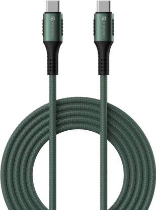 Portronics USB Type C Cable 3 A 1.2 m POR-1065 C Square 3A