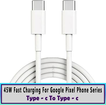 AKESO USB Type C Cable 4.5 A 1 m 45W FAST CHARGING CABLE FOR GOOGLE PIXEL 8 / 8 PRO / 8A / 7 / 7 PRO / 7A / 6 / 6 PRO / 6A