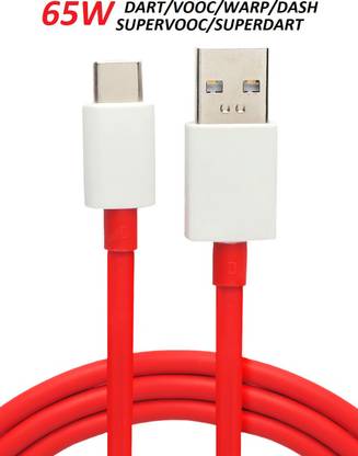 SANNO WORLD USB Type C Cable 2 A 1 m OEM 65W/80W WARP/SUPERVOOC/DASH/DART/VOOC ULTRA FAST CHARGER CABLE