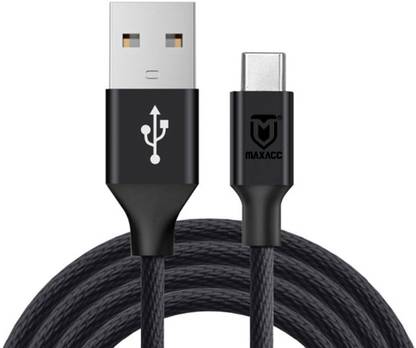MAXACC USB Type C Cable 2.4 A 1 m NYLON BRAIDED MX-2112