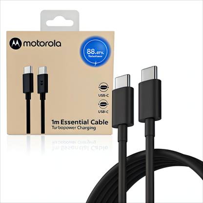 Iberls USB Type C Cable 6 A 1 m Moto 68W Turbopower Superfast Charging Cable