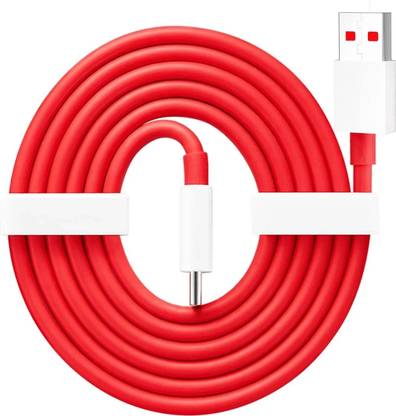 Naartjie USB Type C Cable 1 m 65W OnePlus Dash Warp Charge Cable, USB A to Type C Data Sync Fast Charging Cable