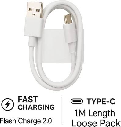 vivo USB Type C Cable 1 m Flash Charge 2.0 Type C Fast Data Cable