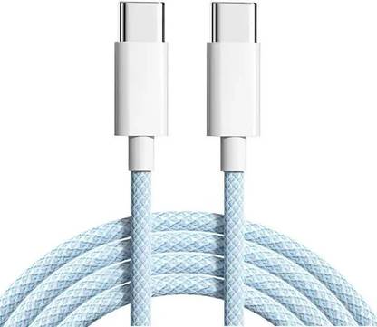 Ziggy USB Type C Cable 1 m Type C to Type C 3FT/1M 65W Fast Charging Cable Compatible with iPhone 16 iPhone 15 Pro/Max