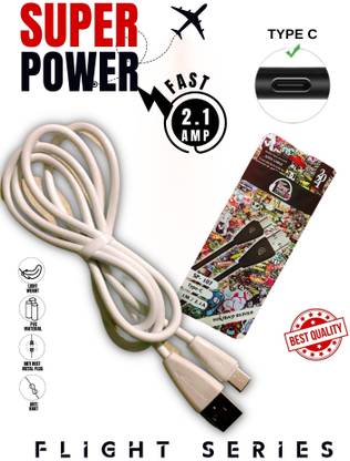 super power USB Type C Cable 2.1 A 1 m SP-107