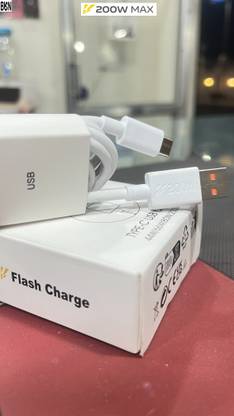 BKN USB Type C Cable 20 A 1 m CERTIFIED ORIGNAL VIVO 200W / 20 AMPERE FLASH CHARGING SUPPORT USB A TO TYPE C DATA CABLE FOR VIVO iQOO VIVO iQOO VIVO VIVO X90 X80 X70 X50 Pro V27 V25 iQOO 11 10 9 8 7 6 Z7 Z5 Flash Charge Charger Type C USB FastCharging Data Cable /Vivo X80 /FLASH CHARGE 2.0 TYPE-C USB FAST CABLE(0NLY DATA CABLE) (SOPPORT ALL VIVO FLASH CHARGING SUPPORT MOBILES) (0NLY DATA CABLE) (200 WATT)