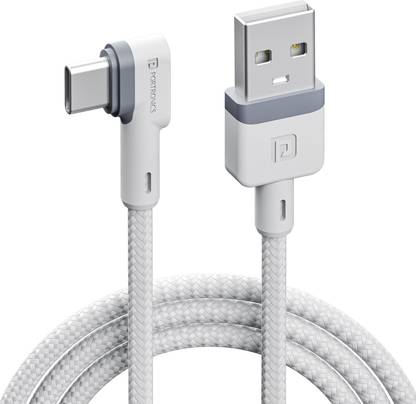 Portronics USB Type C Cable 3 A 1.2 m Konnect L POR-1403