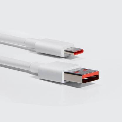 VOOCfiT USB Type C Cable 3 A 1 m ORIGINAL COPPER WIRE Turbo Charge ( 27W - 33W )QUICK FLASHcharger DART VOOC WARP DASH SUPERVOOC