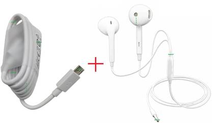 SANNO WORLD Micro USB Cable 6.5 A 1 m High Speed Micro USB Fast Charging Data Cable Data Transfer With 3.5MM headphone
