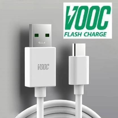 DVJ USB Type C Cable 2 A 1 m VOOC CABLE FOR OPPO F17 / F17 PRO / F19 / F19S / F19 PRO
