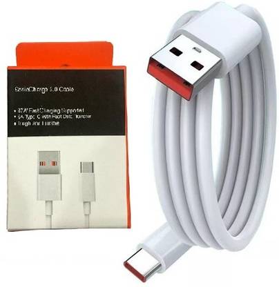 NeroEdge USB Type C Cable 1.2 m Mi Xiaomi 6A Original High Speed Type C Xiaomi Cable Turbo Fast Charge